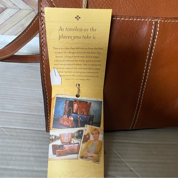 Patricia Nash Simona leather crossbody bag turquoise and diamond beaded - Picture 7 of 15